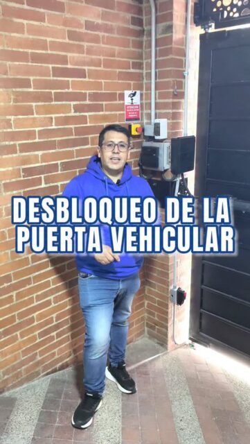 Cómo abrir manualmente una Puerta vehicular automatizada.